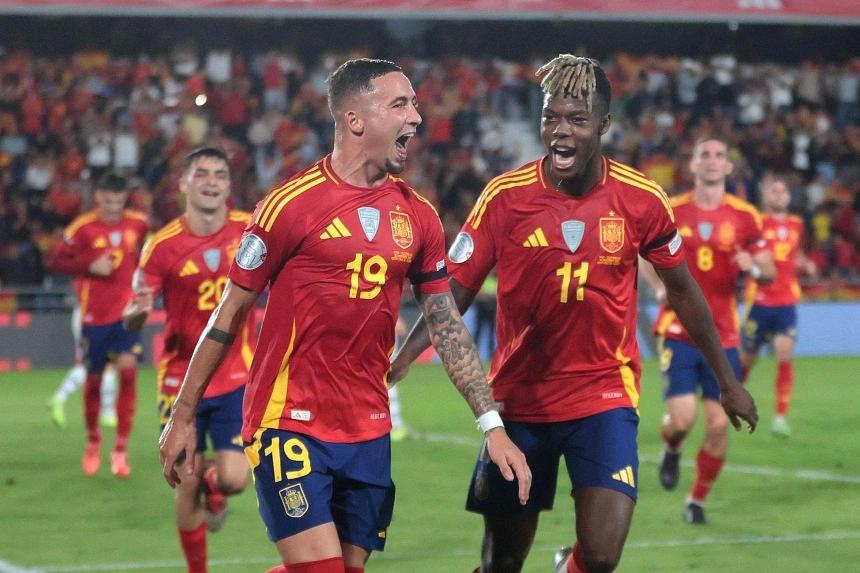 Late goal secures victory for Spain against Switzerland in Nations League