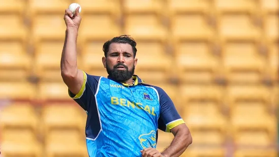 Mohammed Shami demonstrates peak fitness in preparation for Champions Trophy with impressive performances in Vijay Hazare Trophy