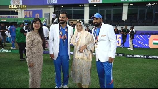 Heartwarming Moment: Virat Kohli Bows Down and Touches Mohammed Shami's Mother's Feet after Champions Trophy Victory